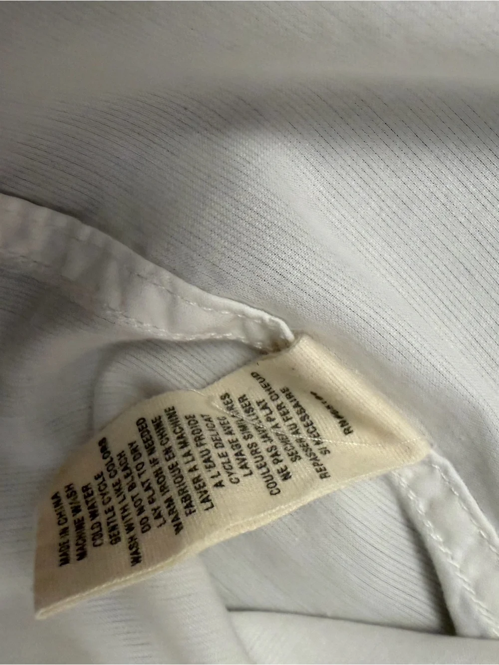 Elizabeth and James Cohen White Tailored Button-Down Shirt - Picture 9 of 11